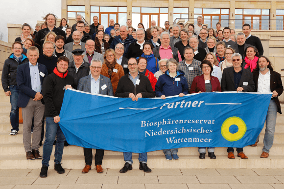 Gruppenfoto Partnertreffen Nationalpark Wattenmeer 2020